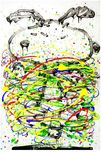 Tom Everhart Prints Tom Everhart Prints Little Fancy - Green PP (Framed)